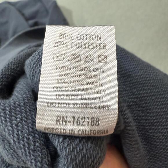 Iron & Resin Hoodie Mens 2XL Blue Classiccore - Picture 9 of 9